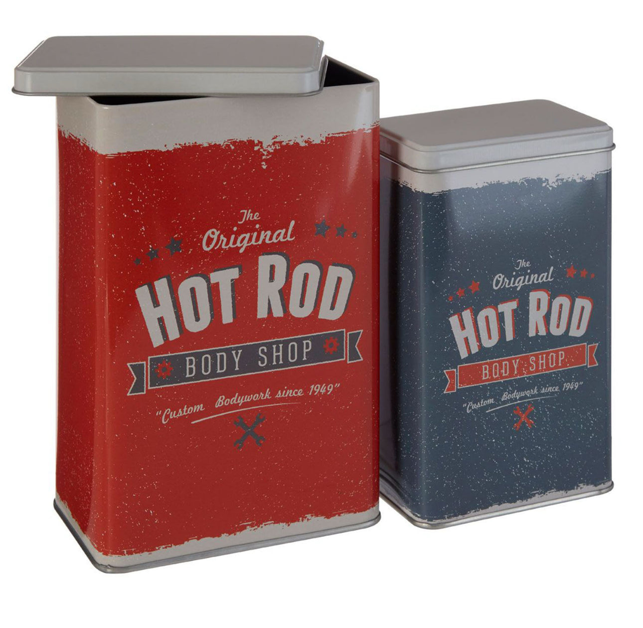2pc Retro Storage Canisters