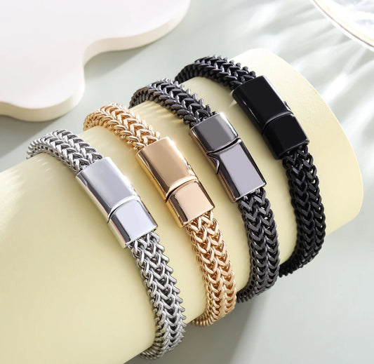 Men’s 316L Stainless Steel Chunky Bracelet