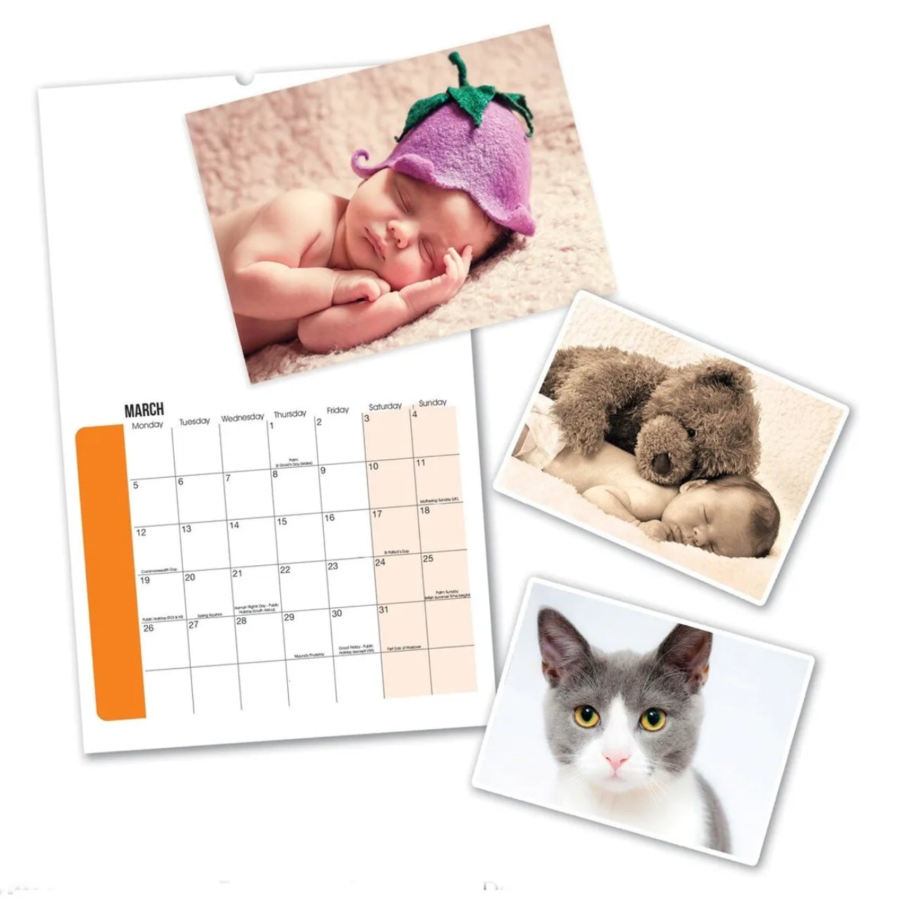 Set of 3 Create Your Own Photo 2025 Calendars