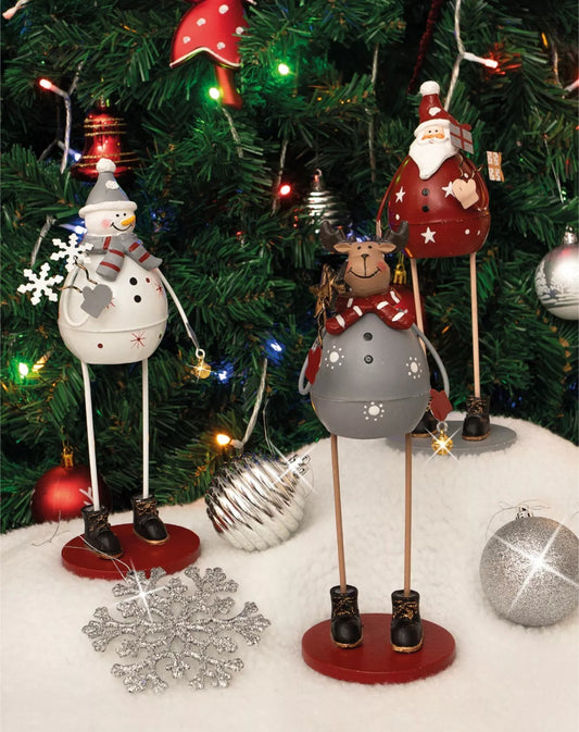 Festive Metal Statues