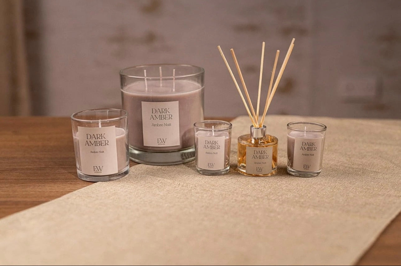 Dark Amber Home Scent Set