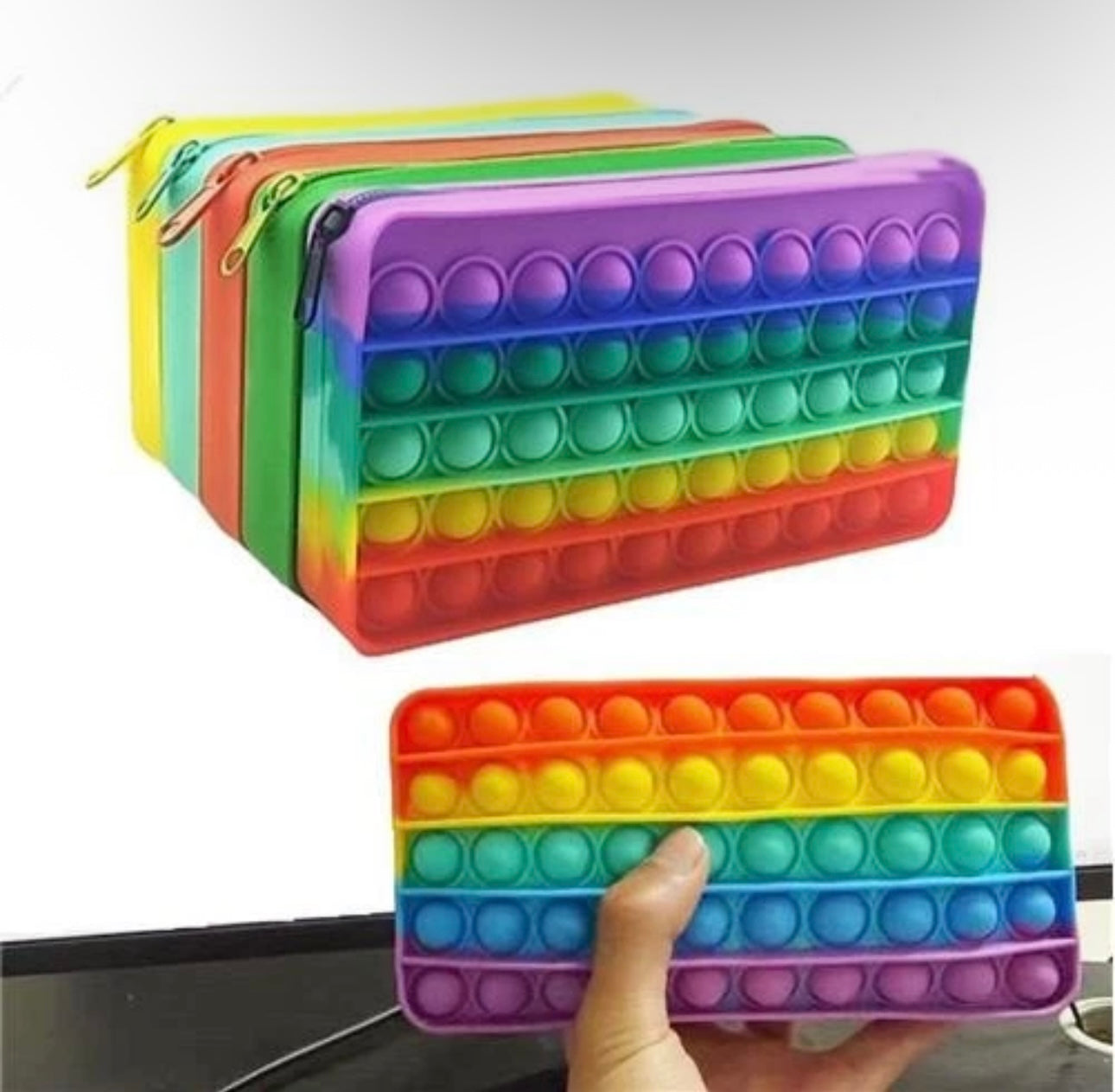 Sensory Fidget Pop Pencil Case