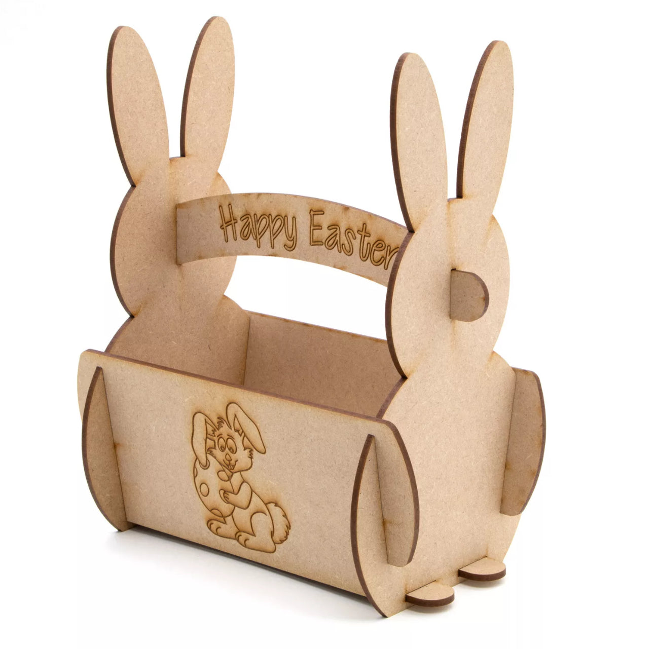 Easter Egg Bunny Basket MDF