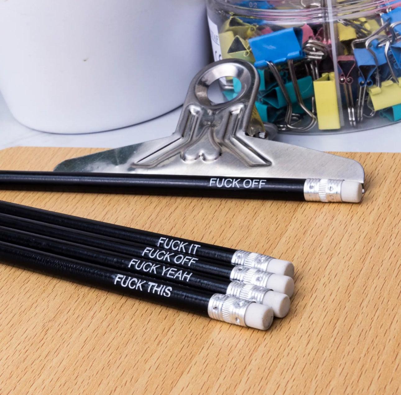 Set of 5 Sweary Pencils