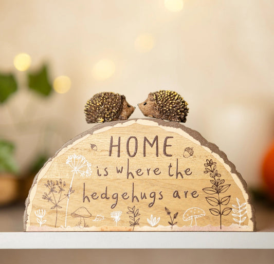 Home Hedgehog Plaque