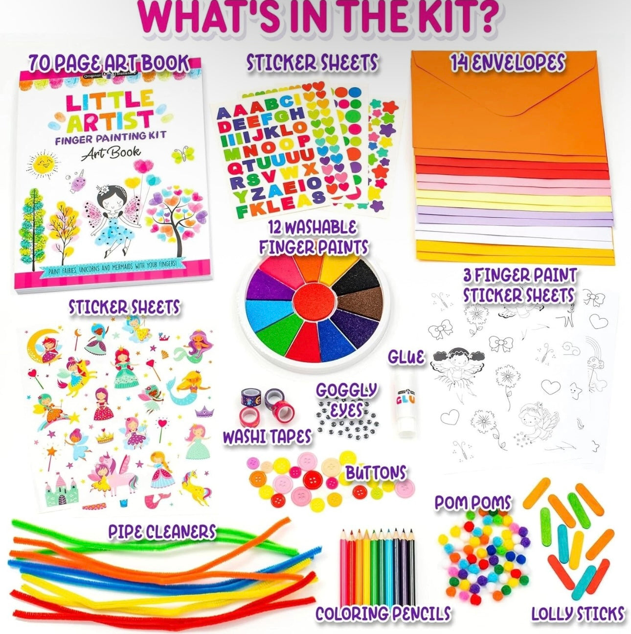 Little Artist Finger Painting Kit