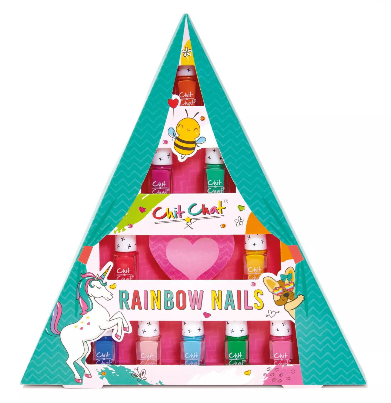 Chit Chat Girls  Rainbow Nails Set