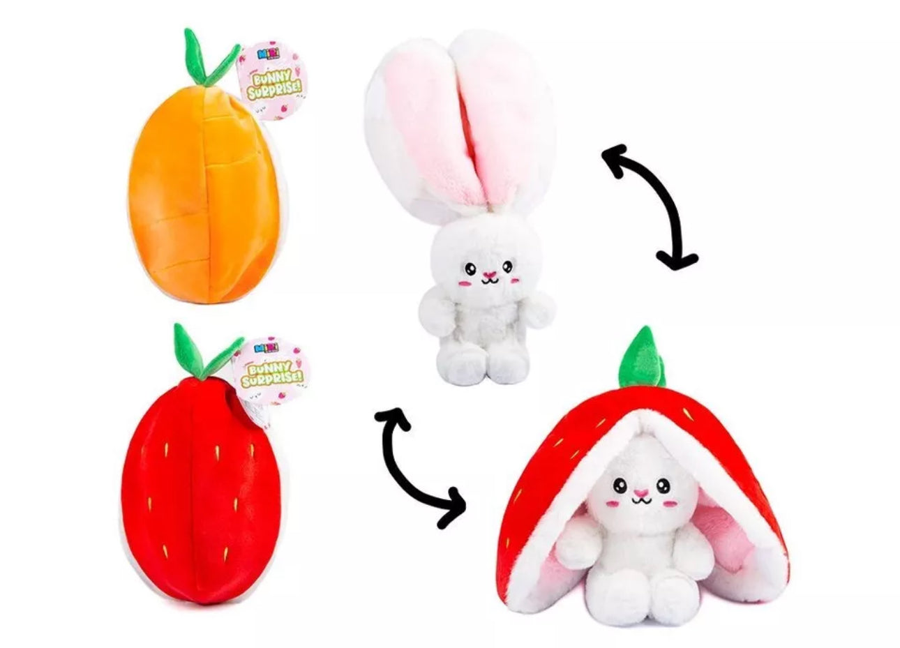 Surprise Pop Out Rabbit Plush