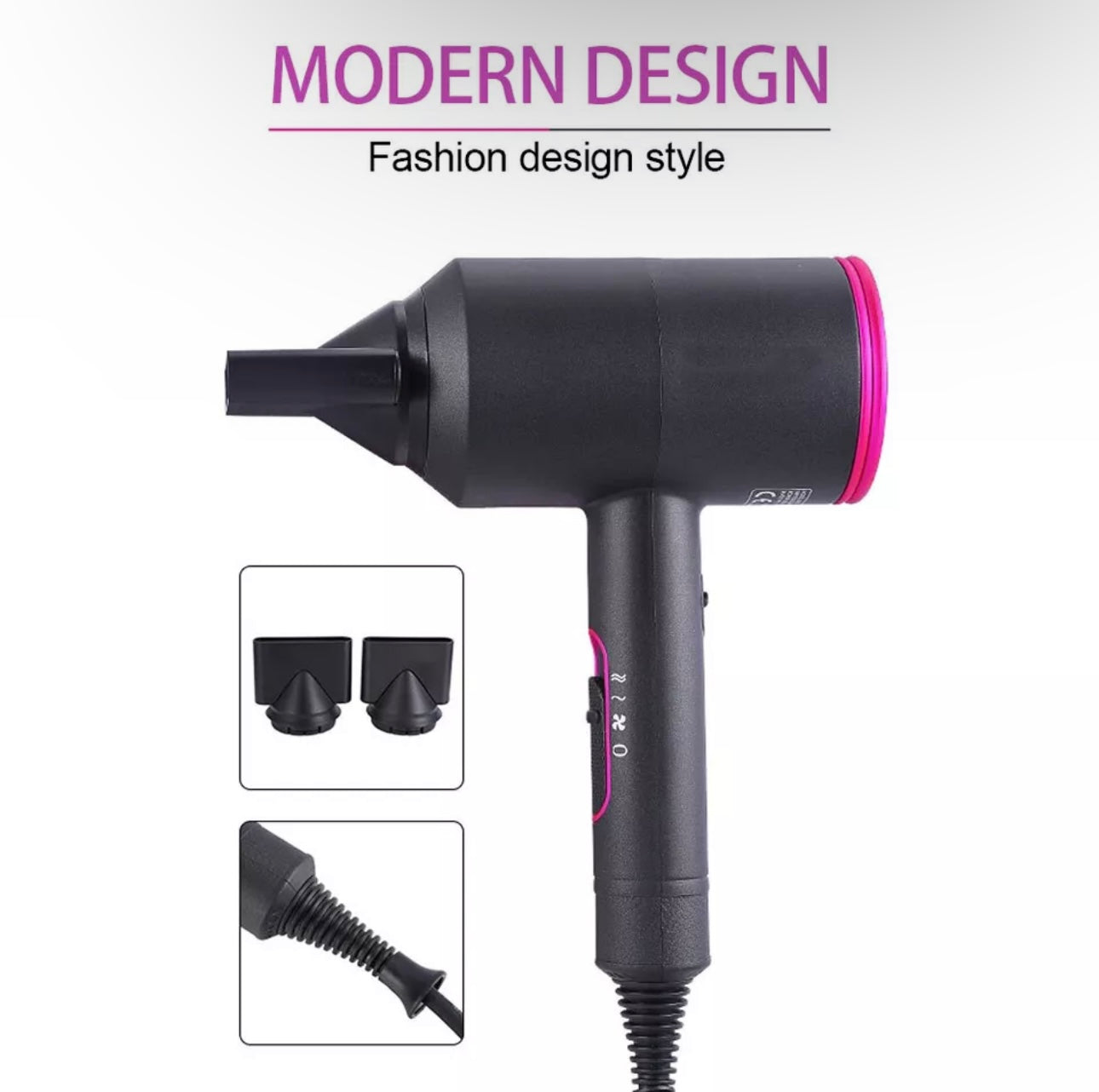 Professional Hairdryer With Diffuser