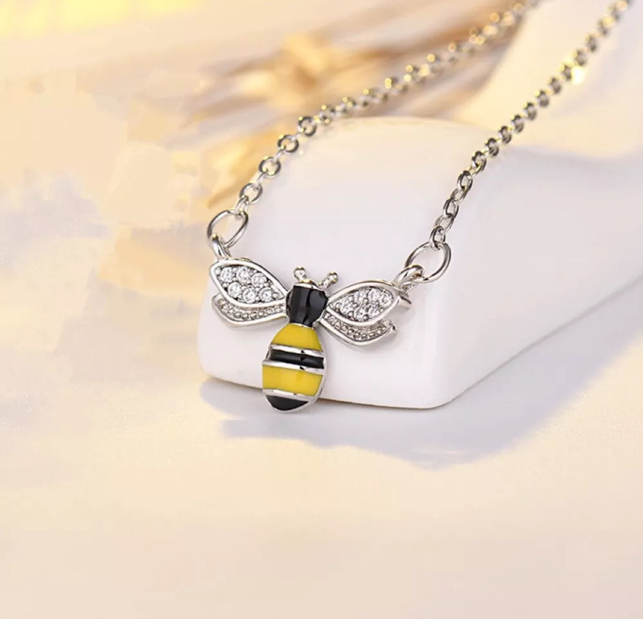 Bee Pendant Necklace