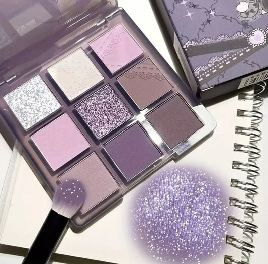 Moody Purple 9 Colour Eyeshadow Palette