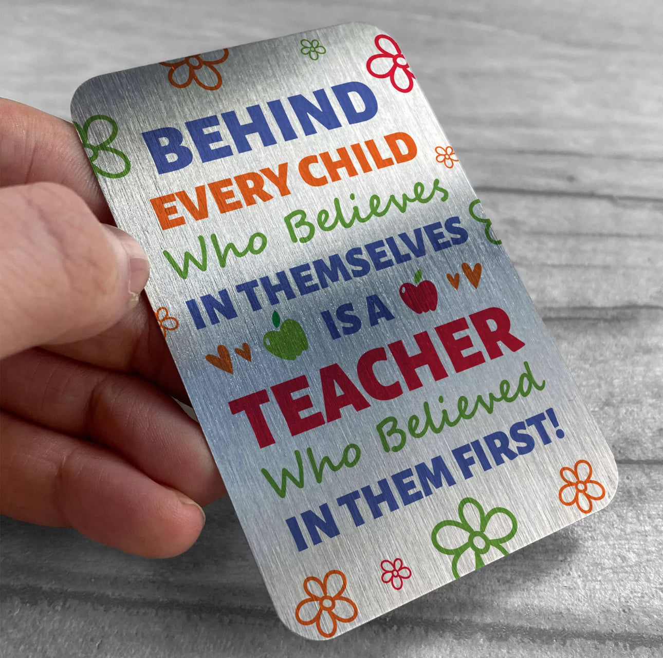 Teacher Wallet Keepsakes