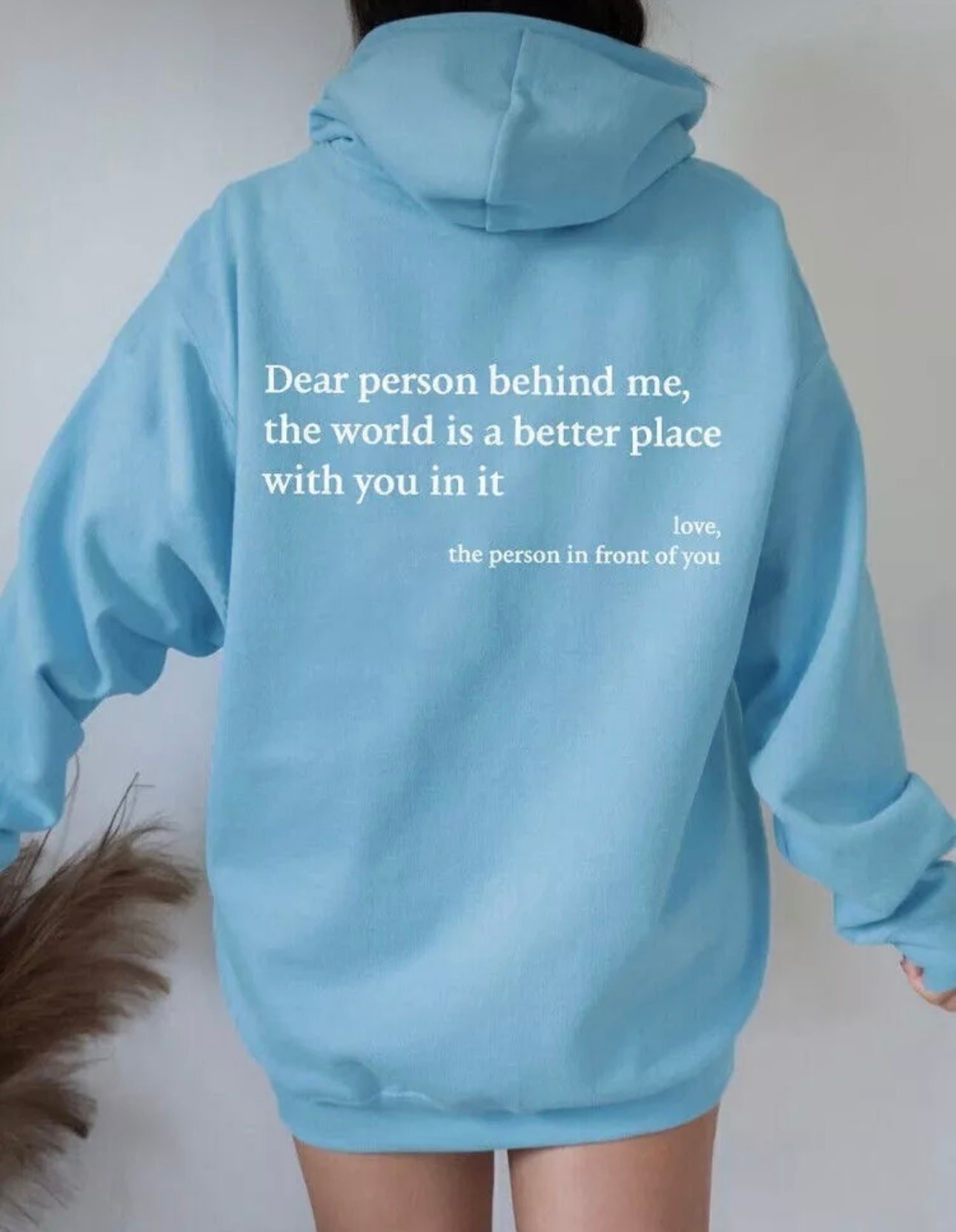 Dear Person Behind Me Hoodie - Ladies