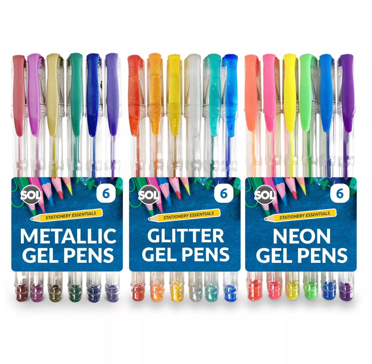 18pk Gel Pen Set