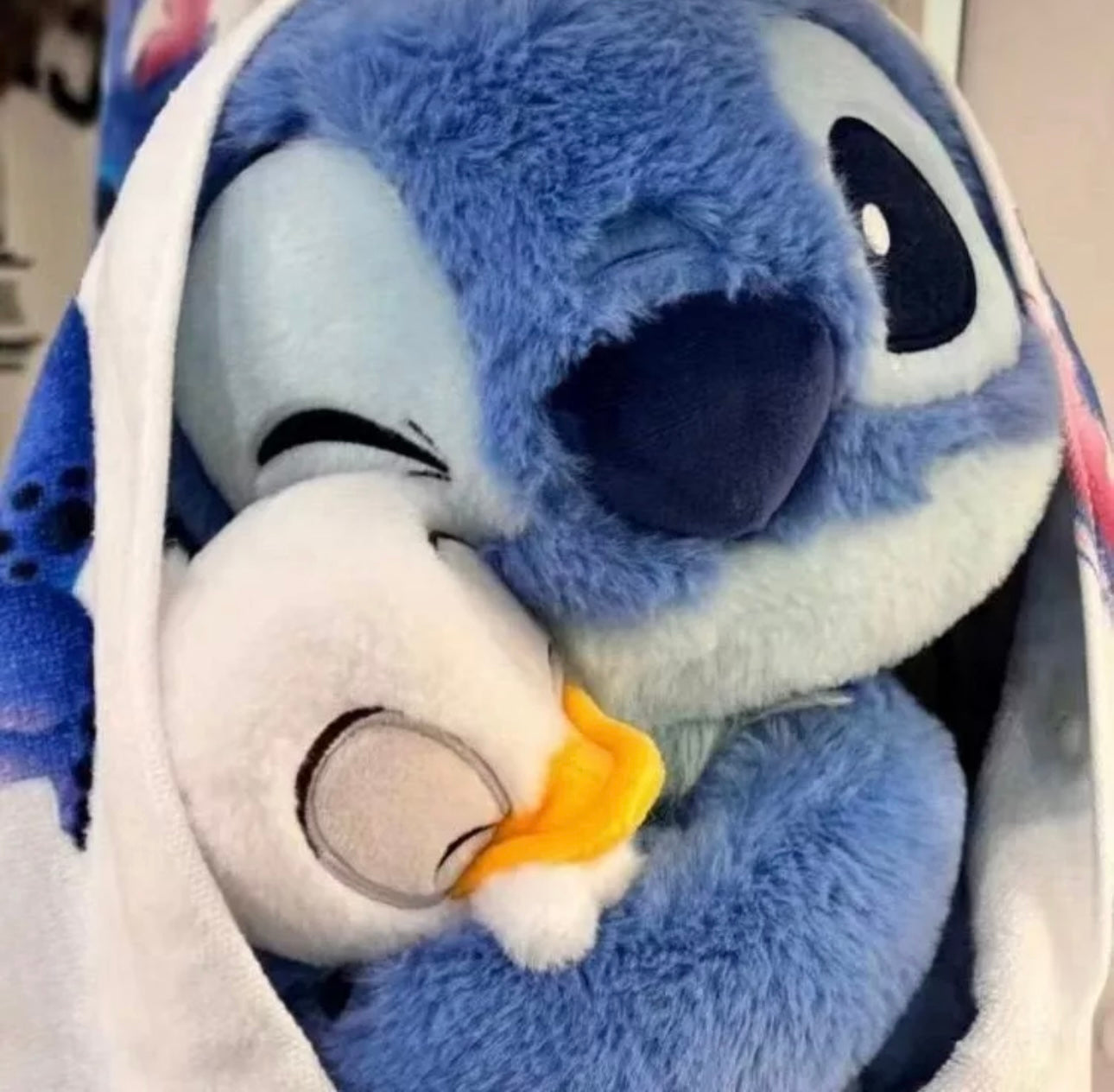 Blue Alien With Duck Plush