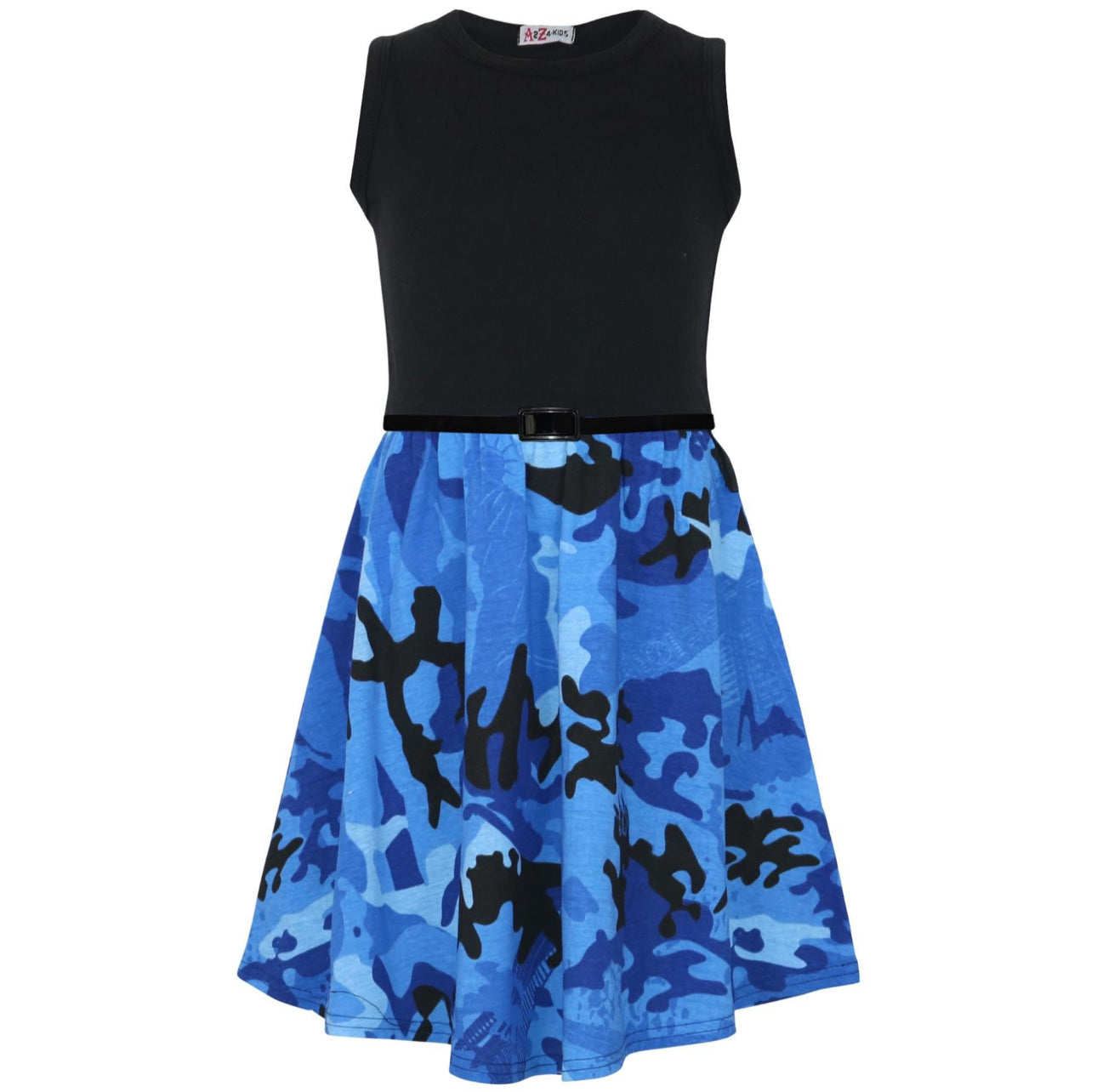 Girls Camo Skater Dress