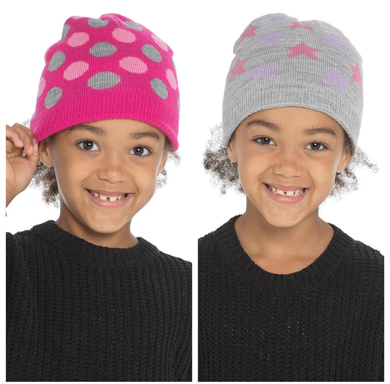 2pk Beanie Hats