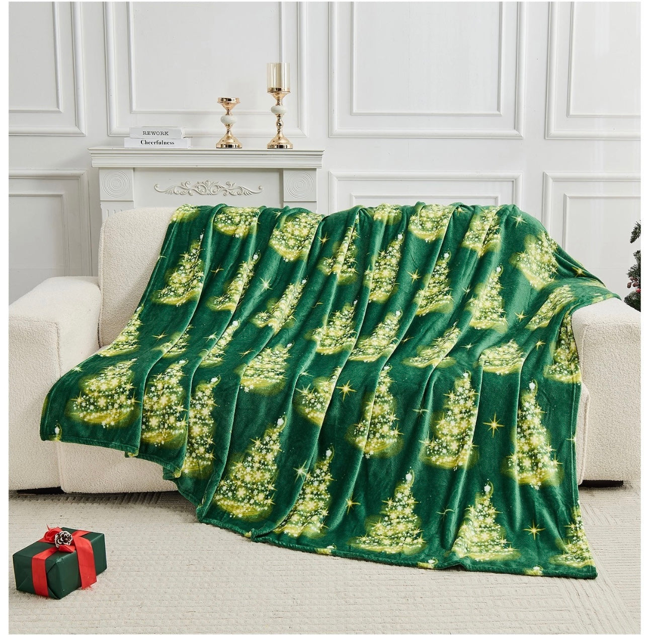 Christmas Fleece Throw