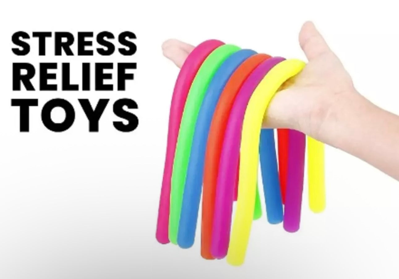 6x Monkey Noodle Fidget Toys