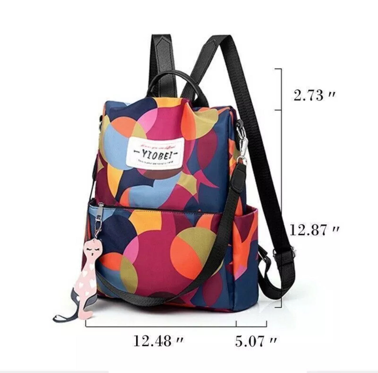 Multicoloured Ladies Backpack