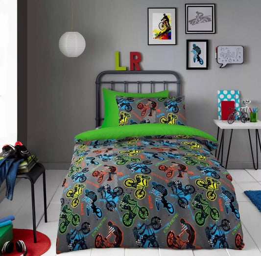 Stunt Bikes Single Duvet Set