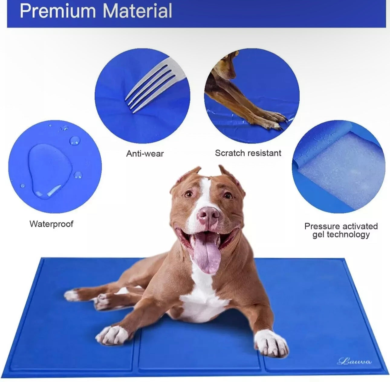 Large Pet Cooling Mat 90x50cm