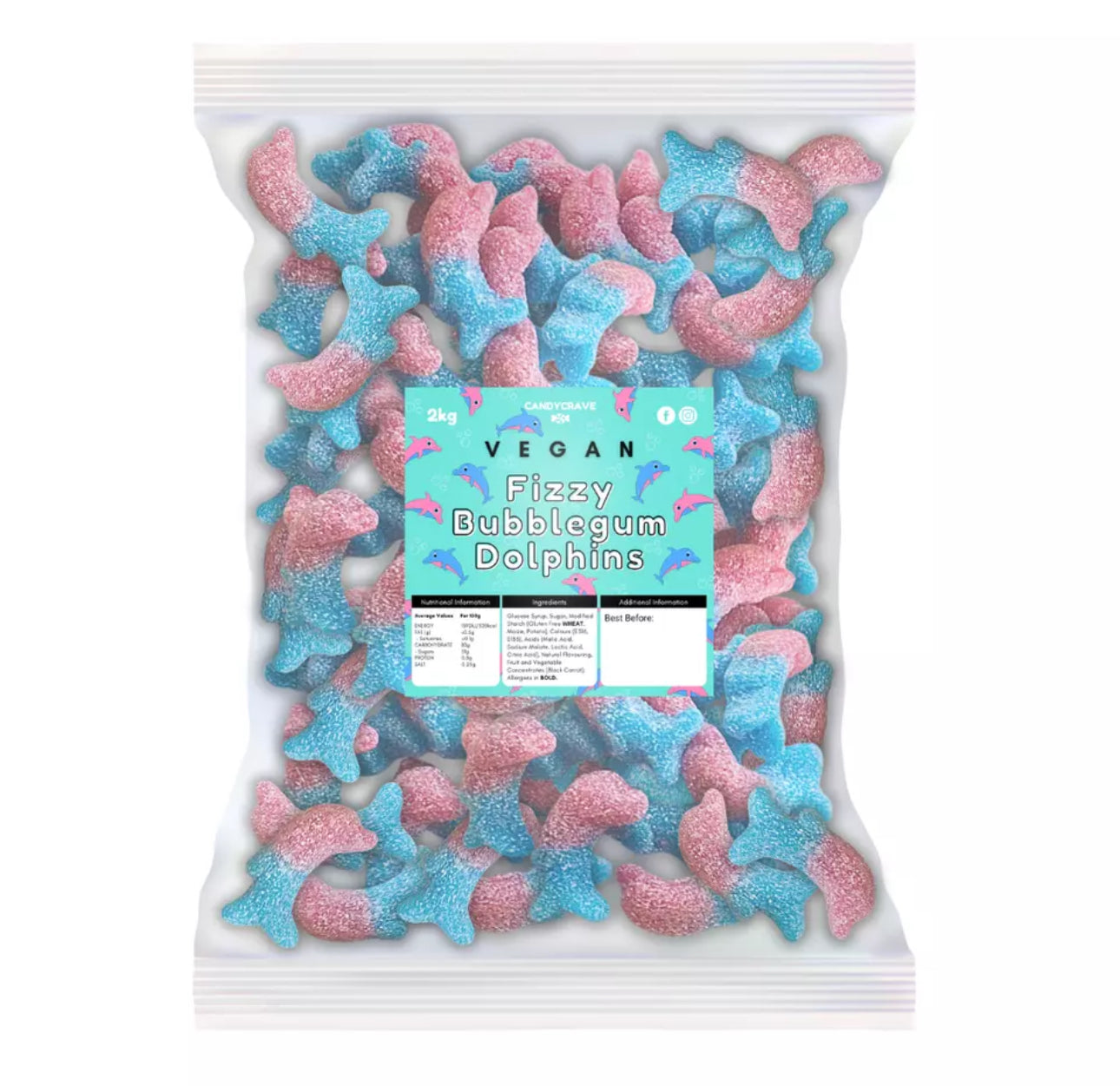 2kg Bubblegum Dolphins