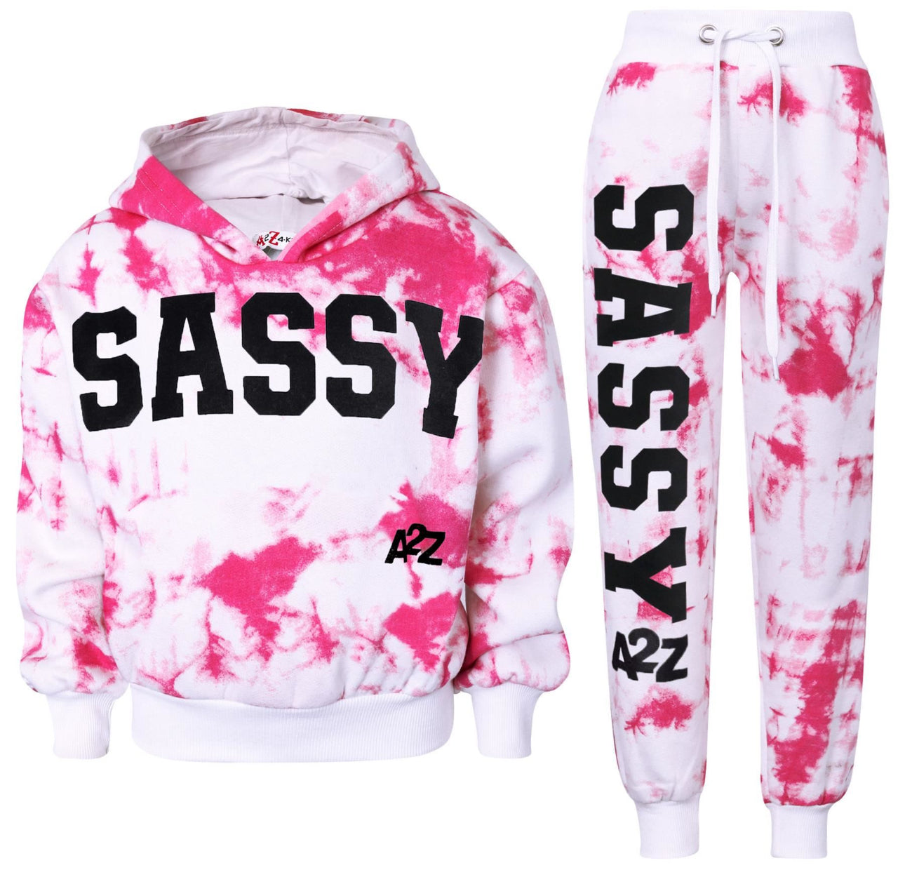 Pink Tie Dye Sassy Tracksuit