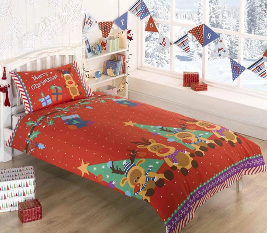 Single Rudolph Bedding Set