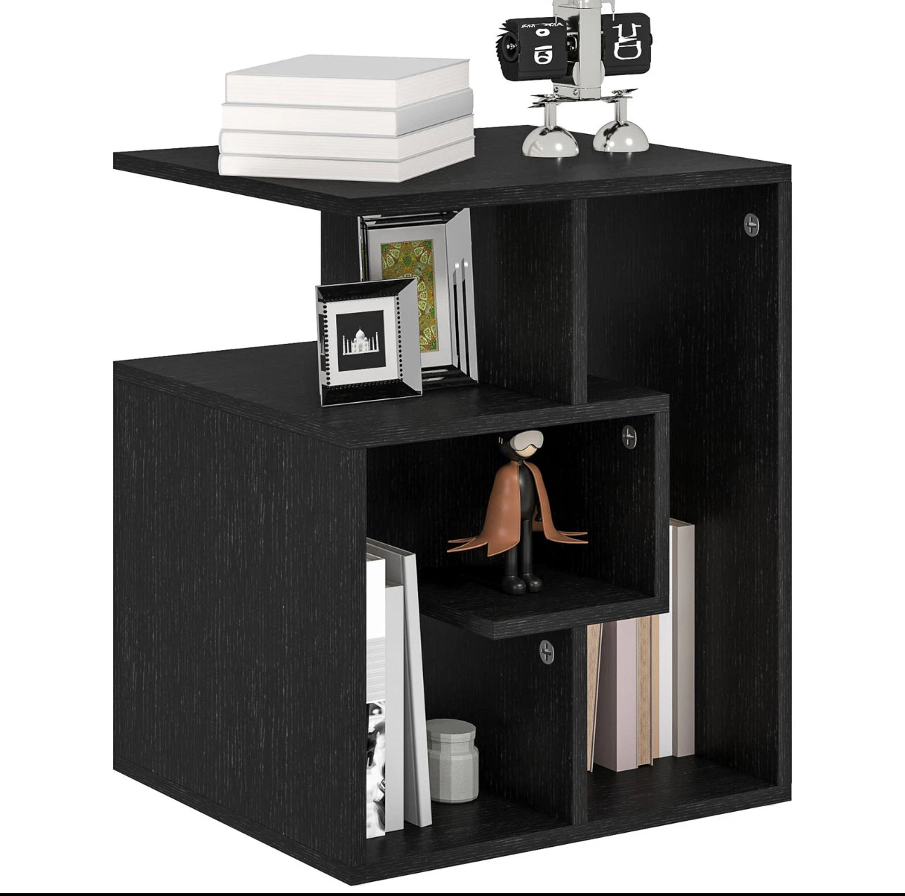 Unique 3-Tier Side Table Storage