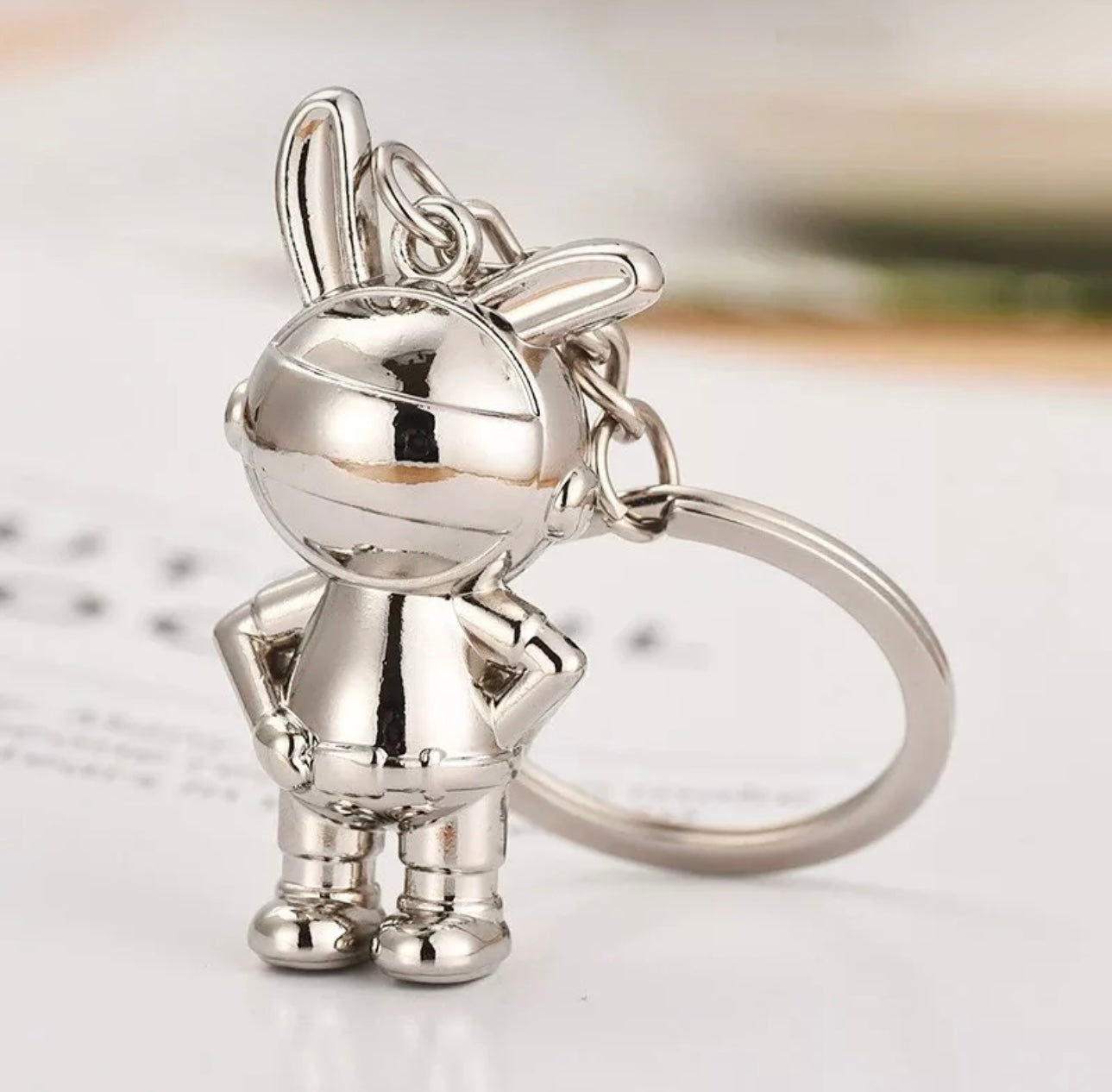 Cute Rabbit Keyring