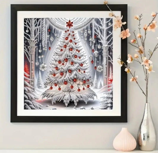 Stunning Christmas Tree Diamond Art