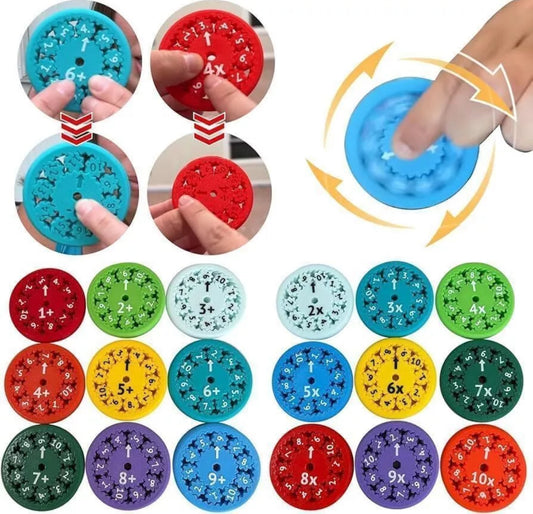 9pcs Maths Facts Fidget Toy