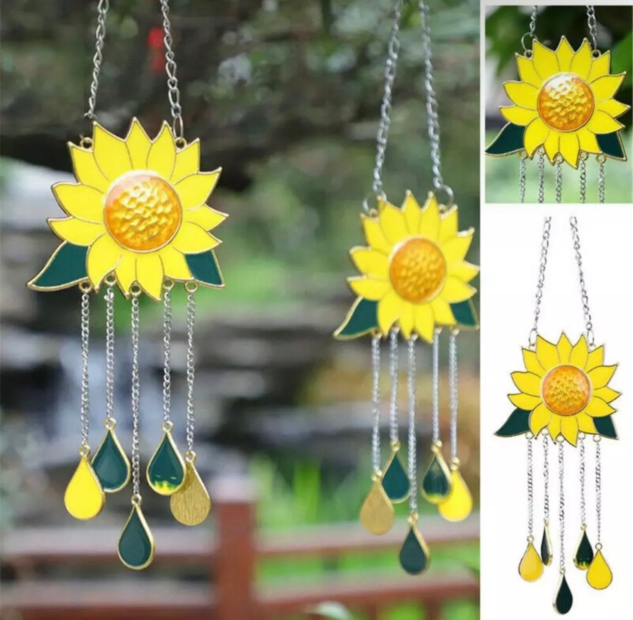 Sunflower Wind Chimes