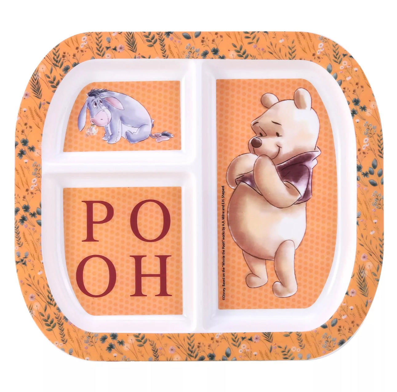 Cute Bear Sectioned Plate