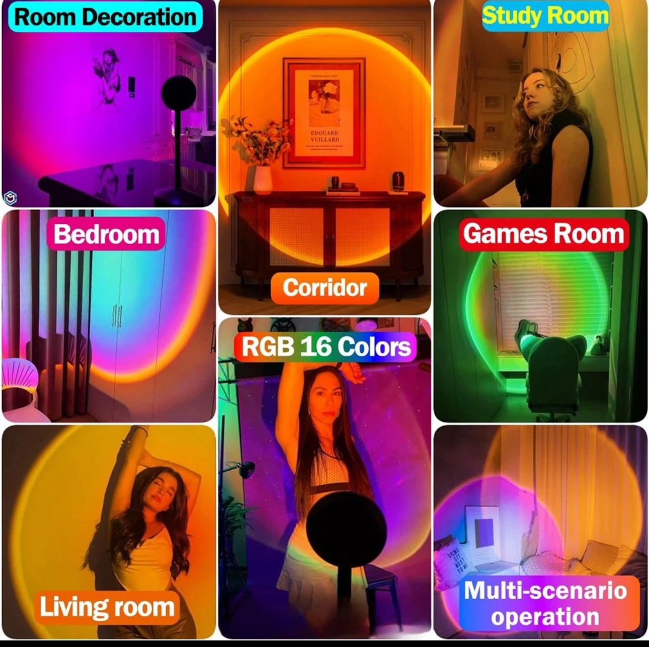 Sunset Projection Desk Lamp