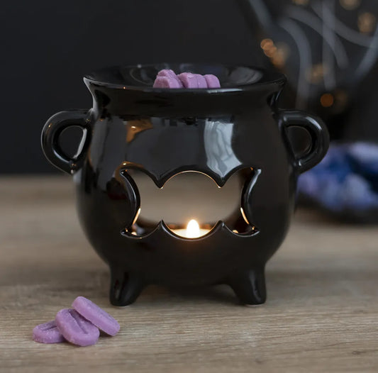 Triple Moon Cauldron Wax Warmer