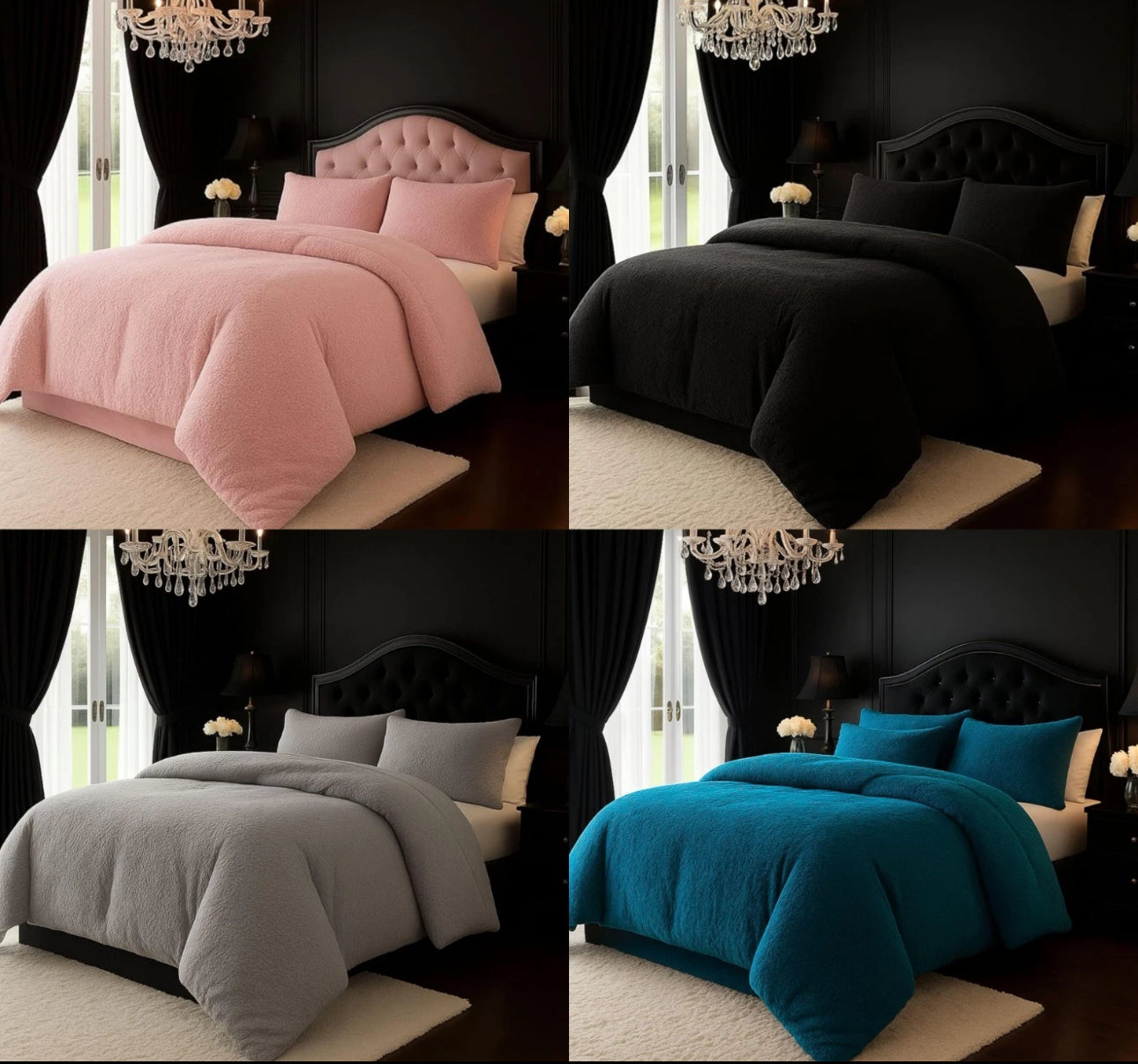Teddy Fleece Sherpa Duvet Sets