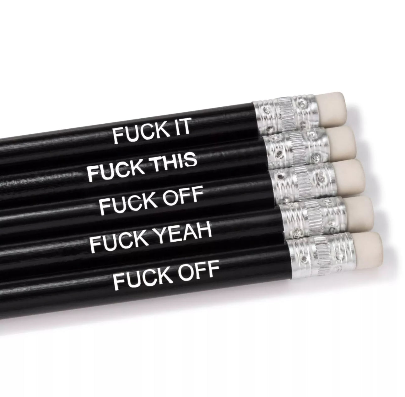 Set of 5 Sweary Pencils