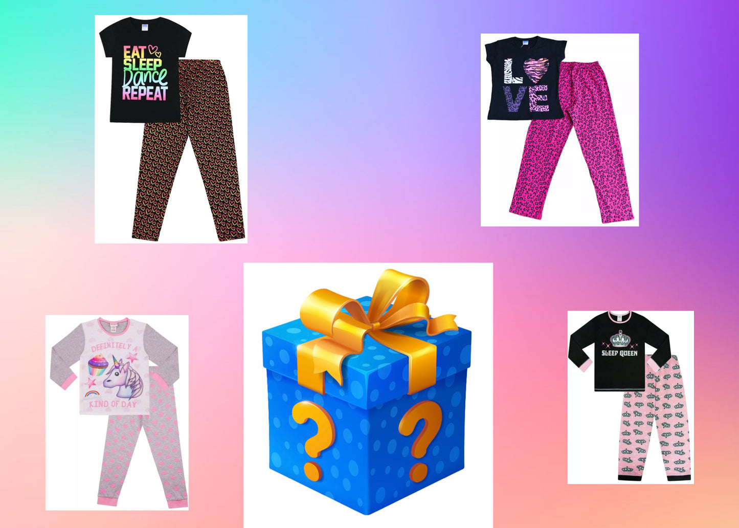 Girls Long Pyjamas Lucky Dip