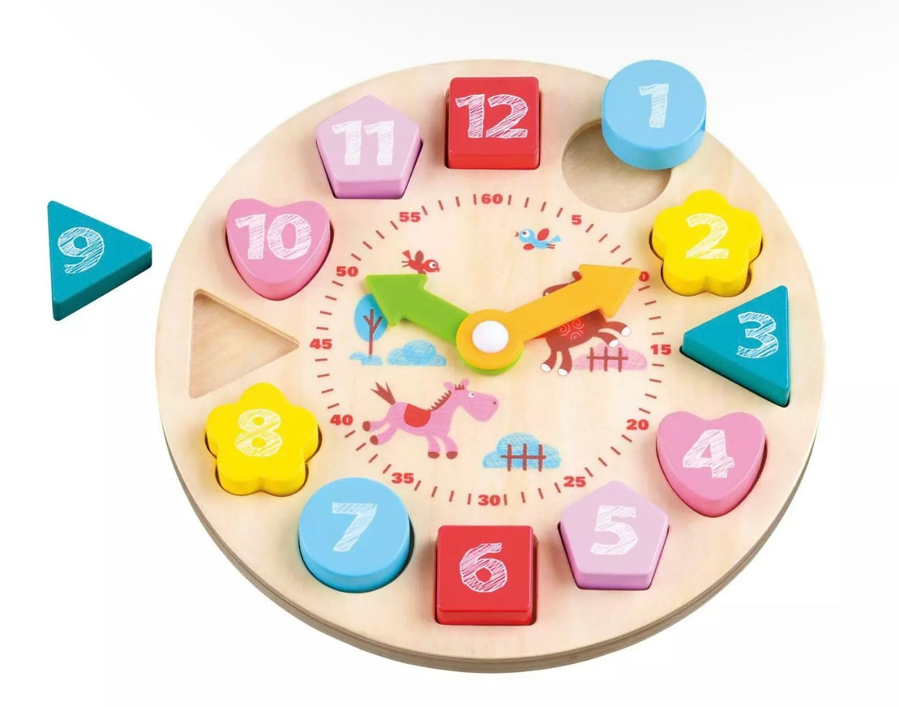 Wooden Learning Clock