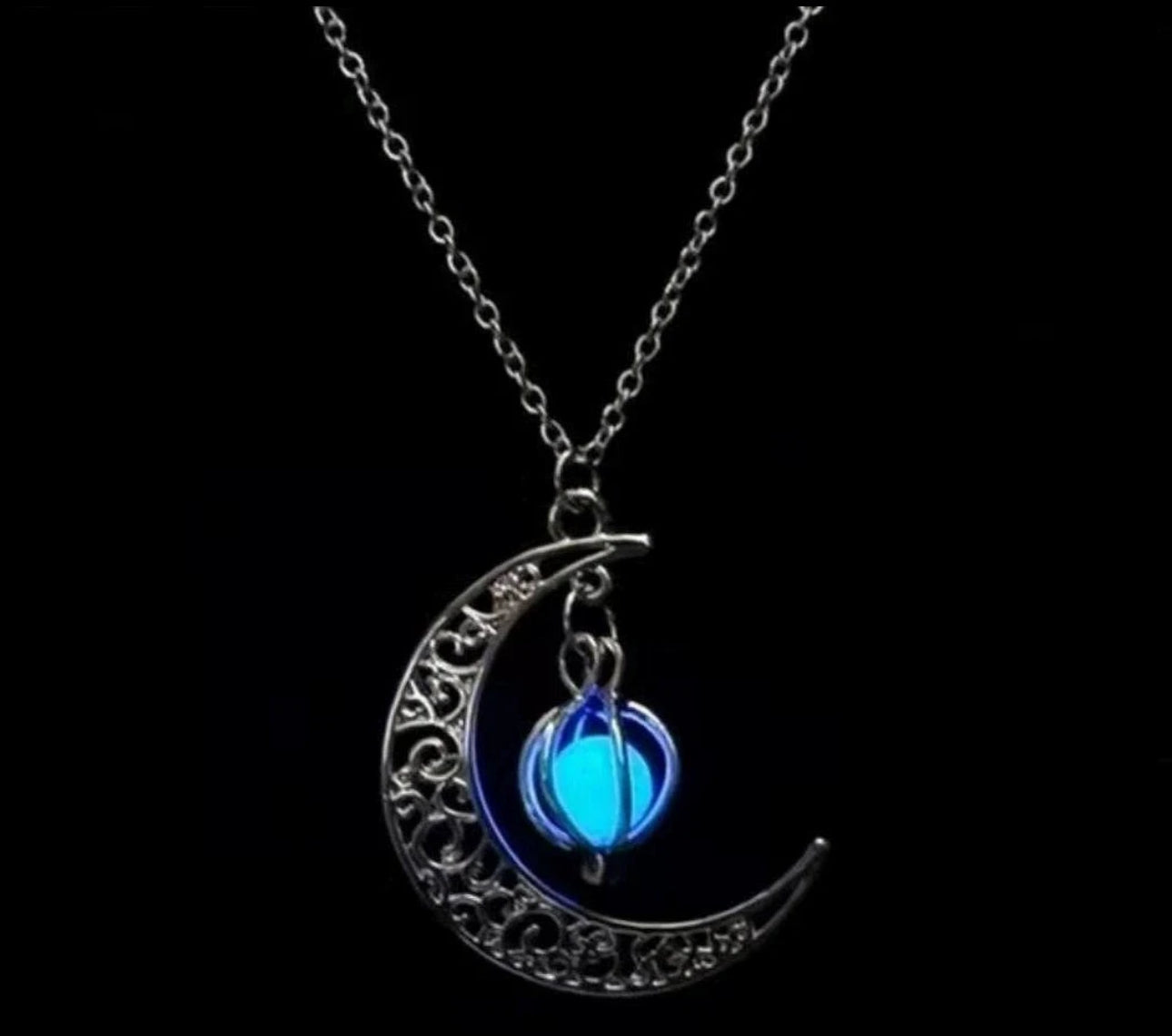 Halloween Pumpkin Night Glow Necklace