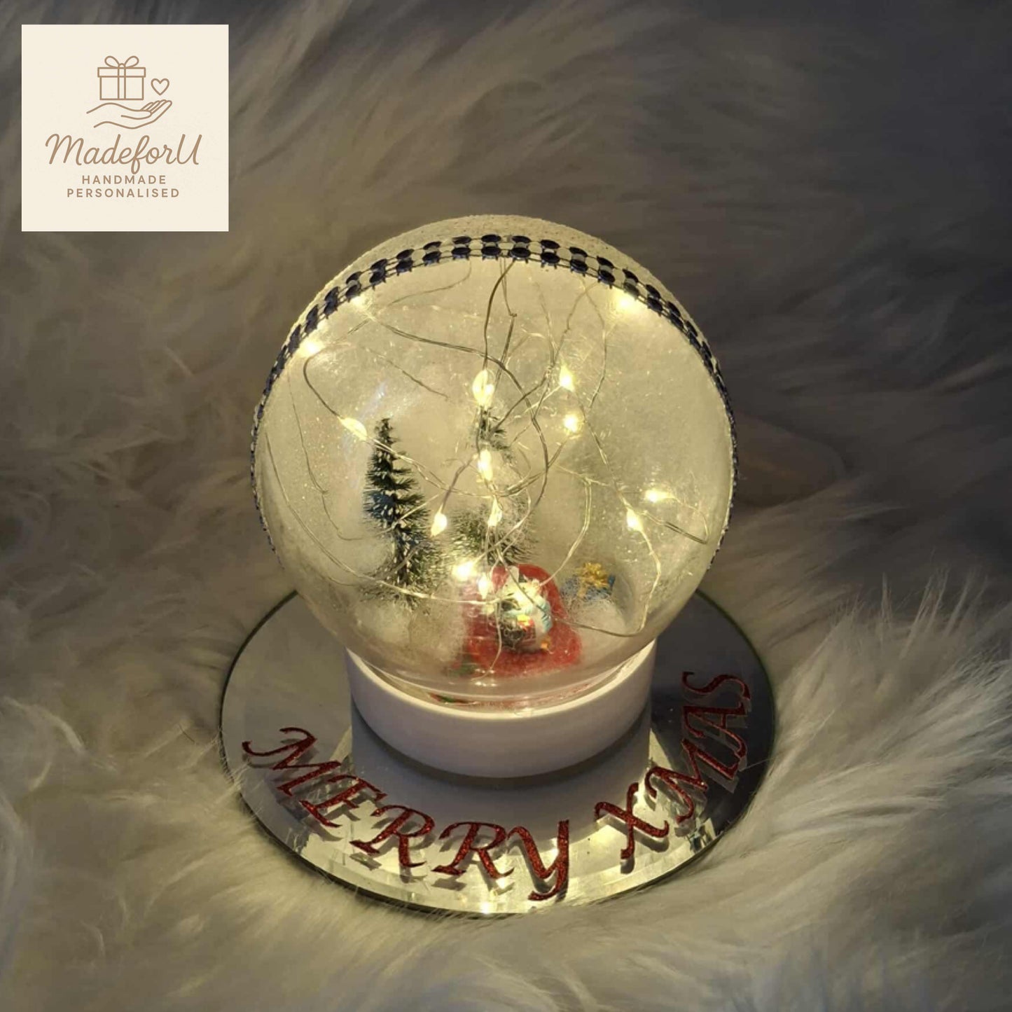 Festive Light Up Globe