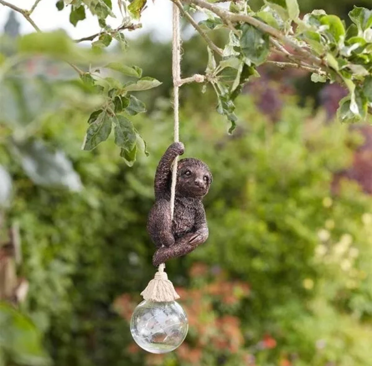 Solar LED Sloth Hanging Firefly Bulb