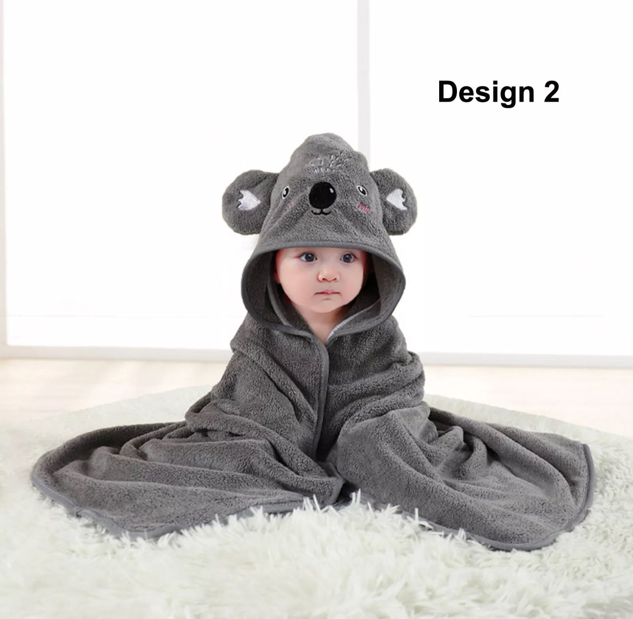 Soft Hooded Baby Bath Towel