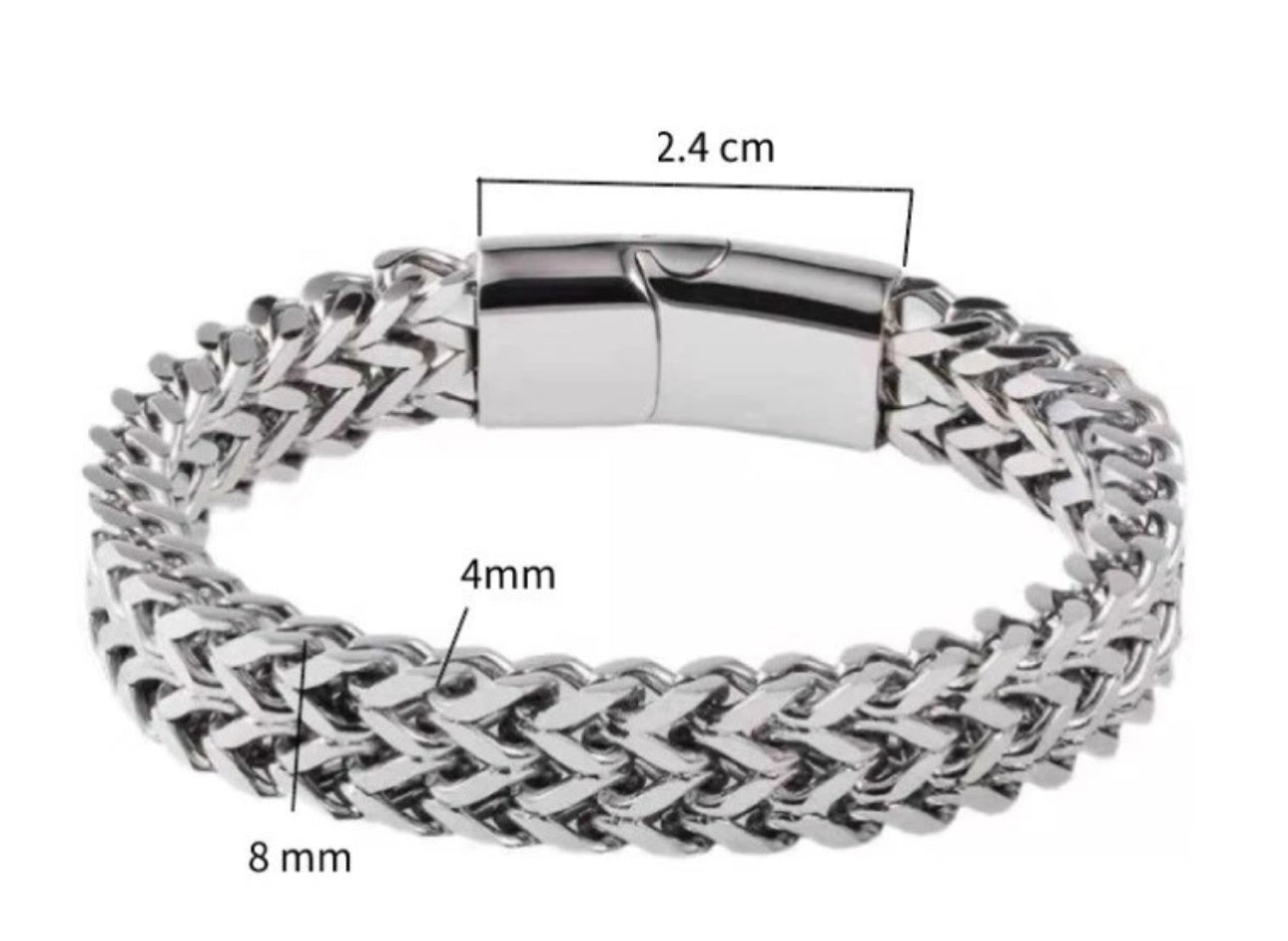 Men’s 316L Stainless Steel Chunky Bracelet