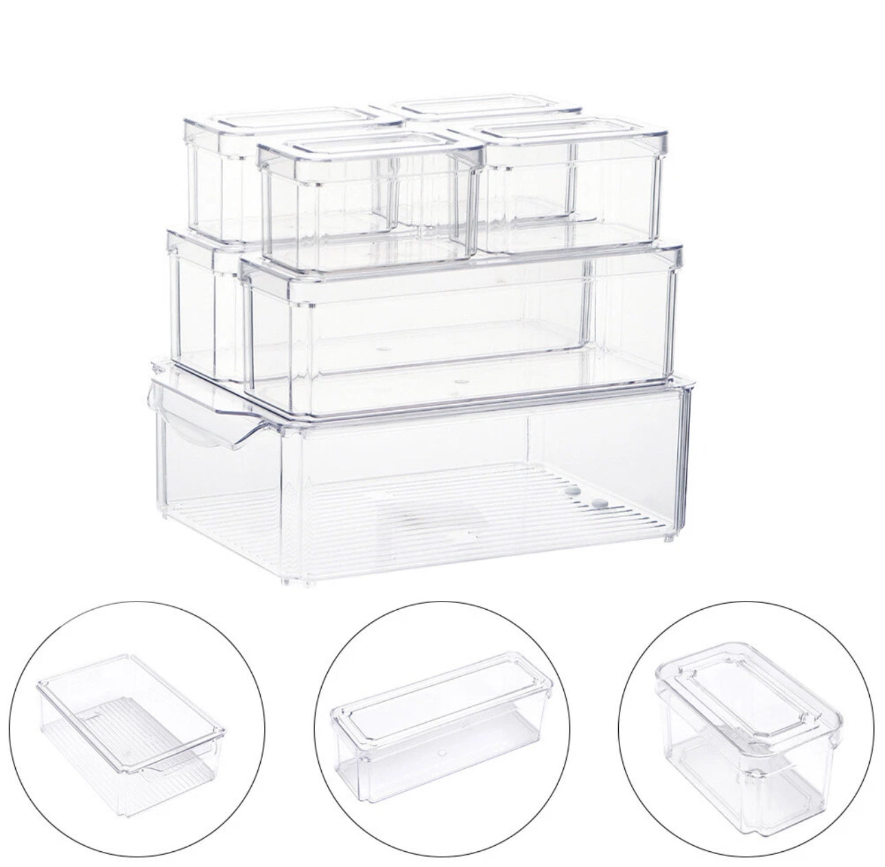 7pc Fridge Organisers