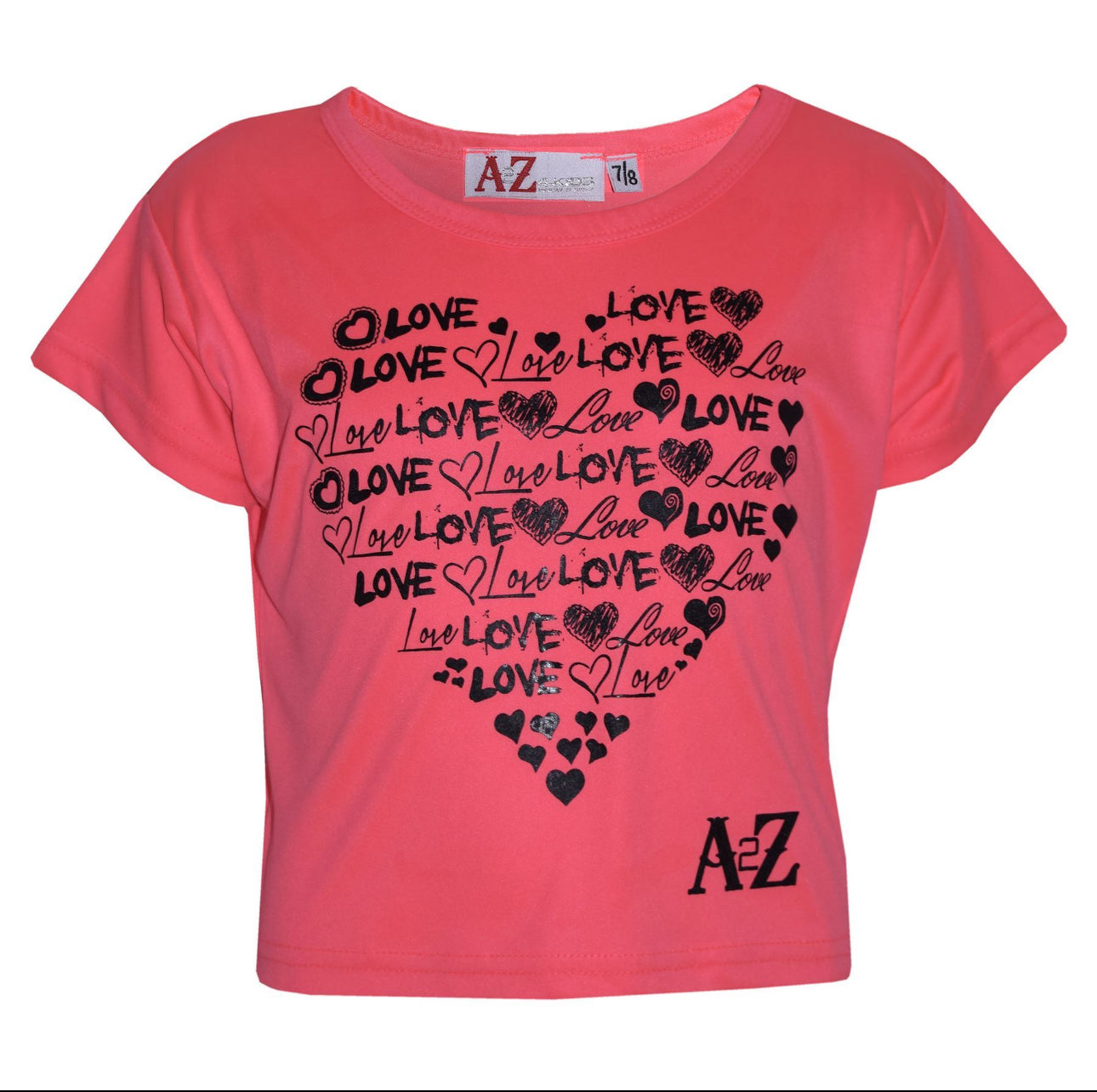 Girls Love Crop T-Shirt