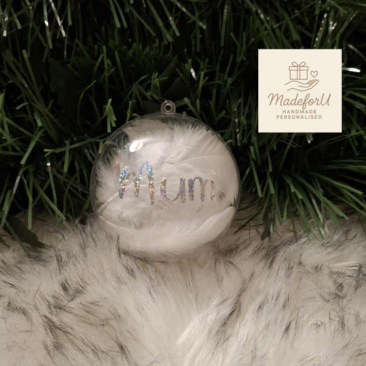 Personalised In Loving Memory Baubles