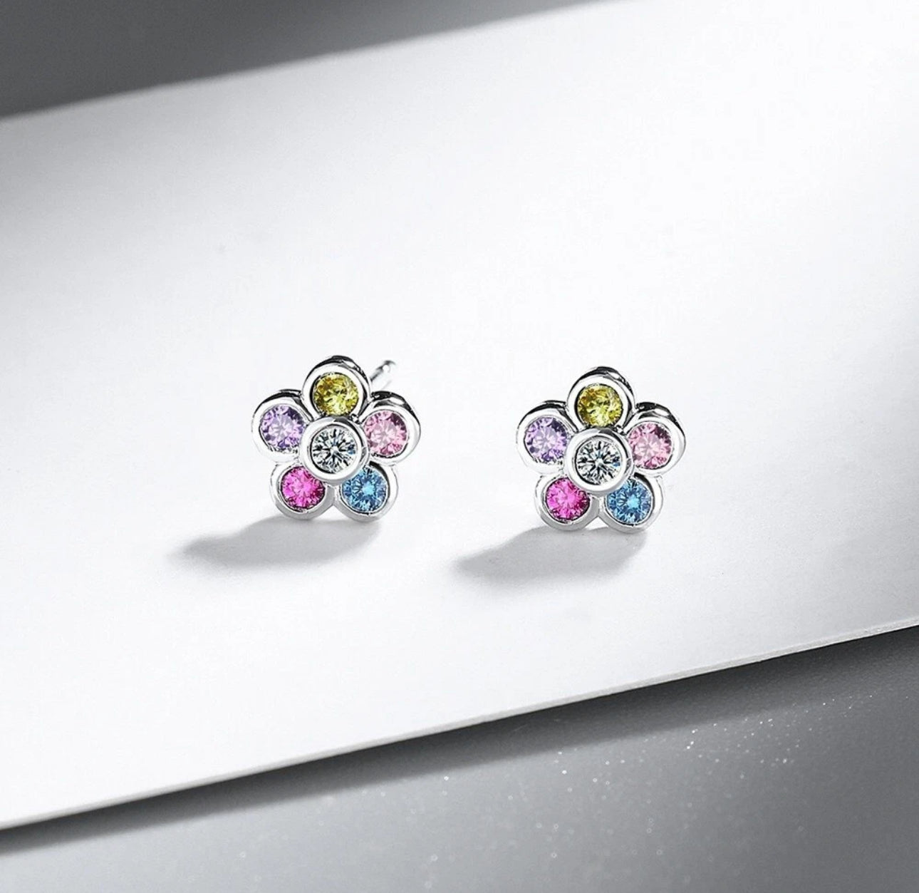 Multi Flower Earrings